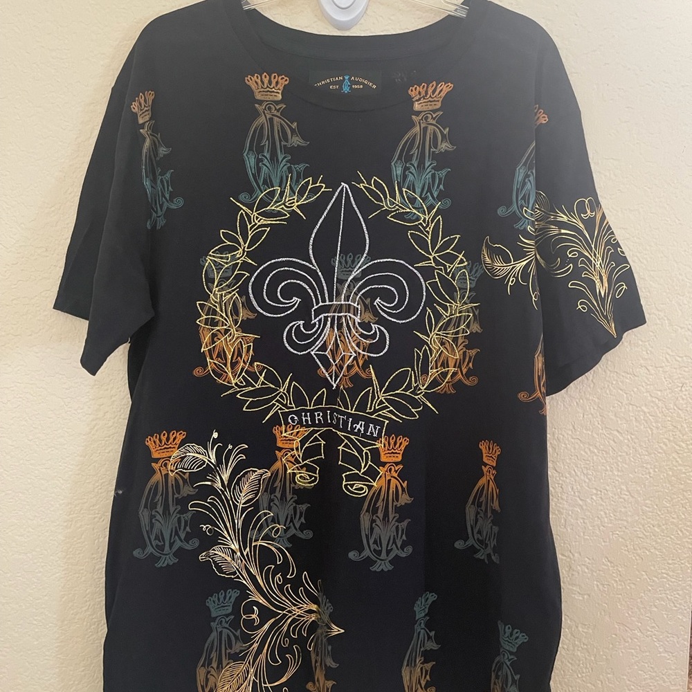 Christian Audidier Men’s T-Shirt Black Size XL Pre-own